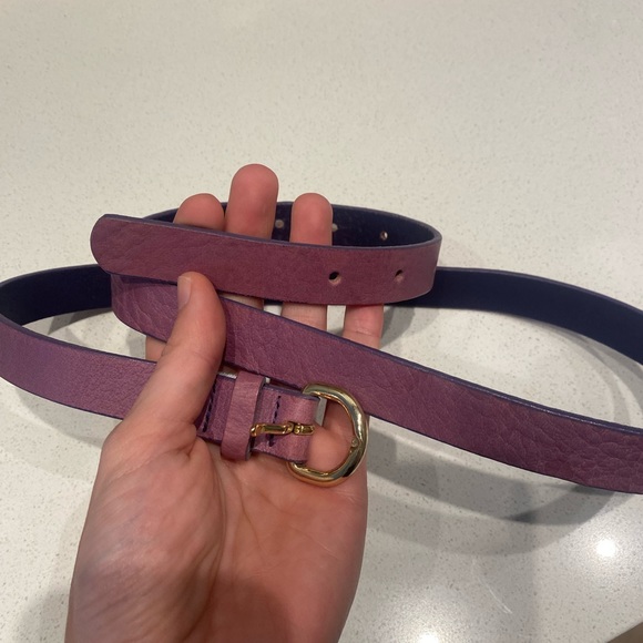 VINTAGE JCREW Y2K PURPLE BELT - Picture 1 of 5